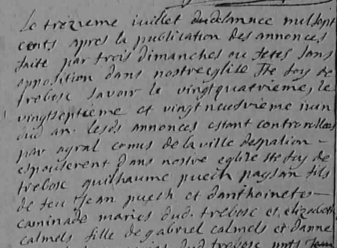 Mariage Puech Guillaule - Calmels Elisabeth 13_01_1700 -1.jpg